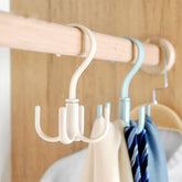 Rotatable Tie Belt Wardrobe Storage Hook